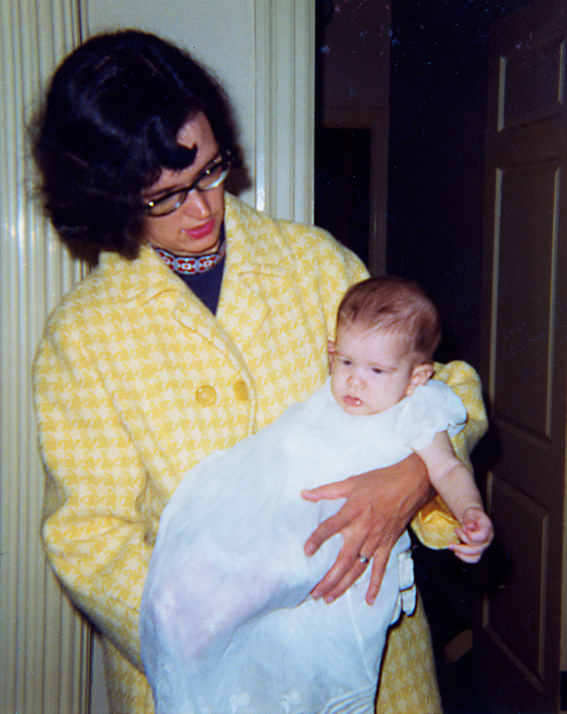 Mom and little David