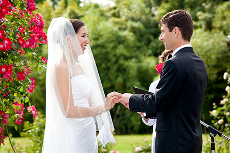 Liz and Alan's wedding